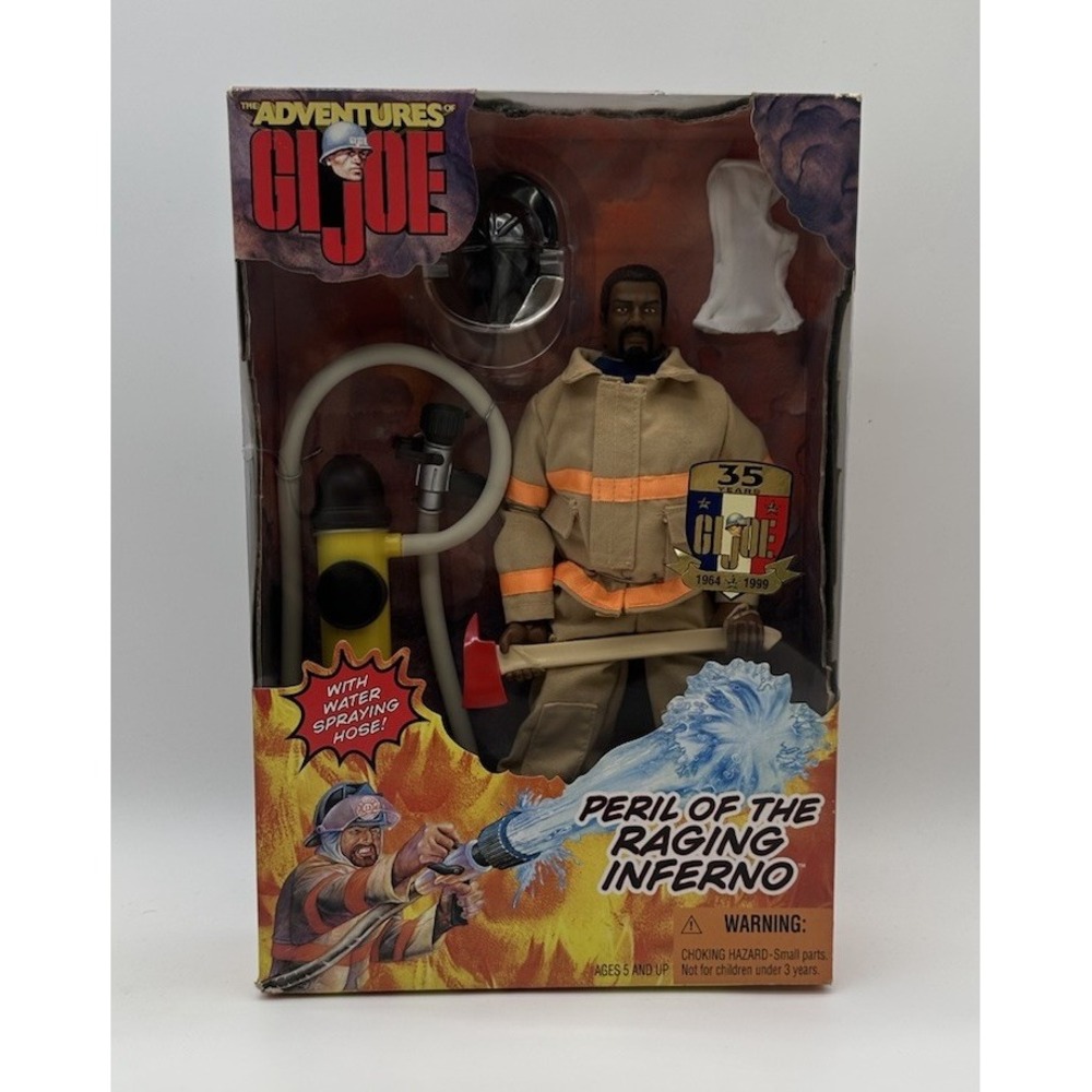 GI JOE ADVENTURES PERIL OF THE RAGING INFERNO 12" ACTION FIGURE 1999 HASBRO